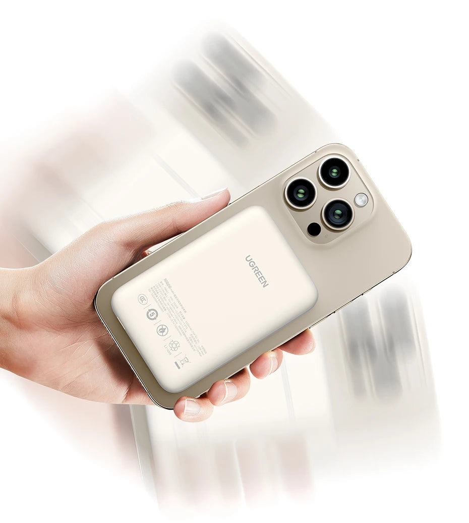 UGREEN MagSafe Power Bank 10000mAh PD 20W • Fast Wireless Charging